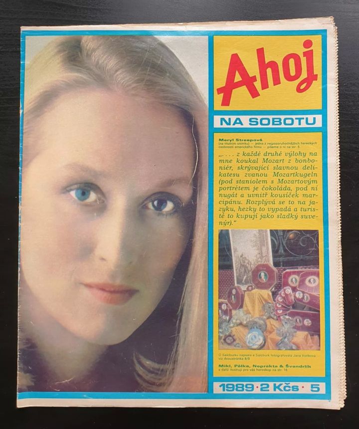 AHOJ magazine side cover Issue 5   1989