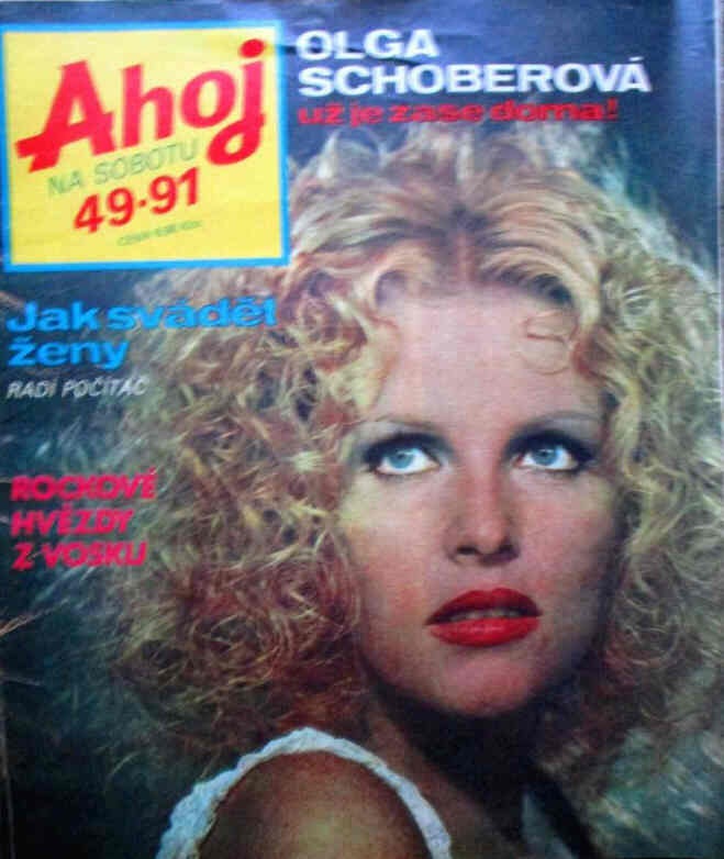 AHOJ magazine side cover Issue 49   1991