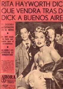 AHORA magazine side cover 11 August 1953