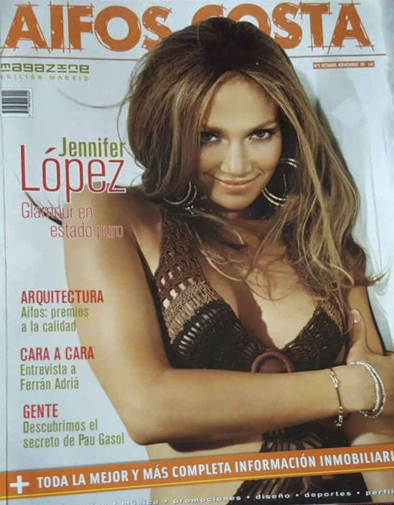 AIFOS COSTA magazine side cover Issue 3  September/October 2006
