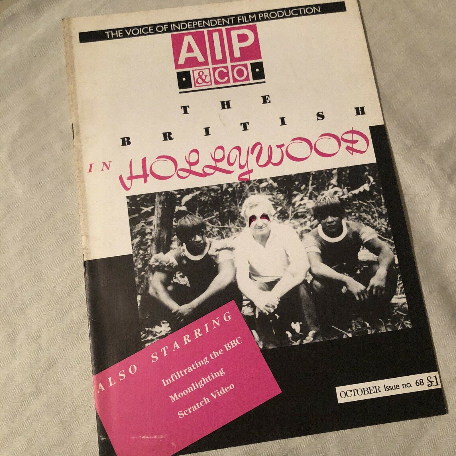 AIP AND CO magazine side cover Issue 68  October 1985