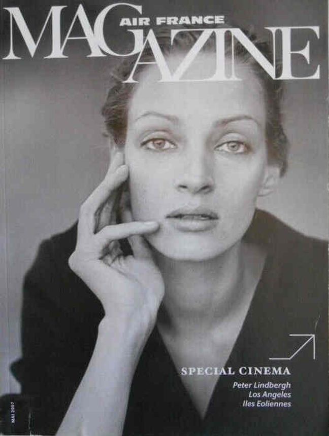 AIR FRANCE MAGAZINE magazine side cover  May 2007