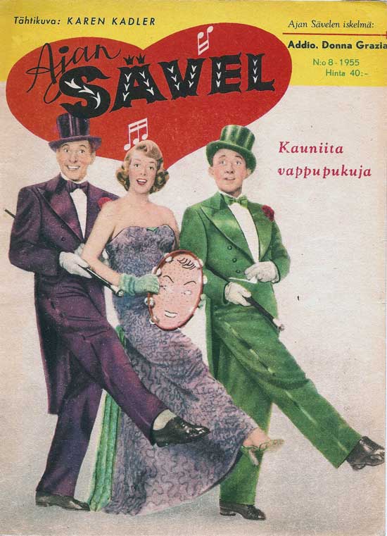 AJAN SAVEL magazine side cover Issue 8  1955