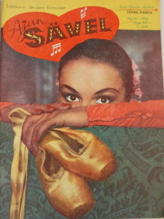 AJAN SAVEL magazine side cover Issue 21  1956