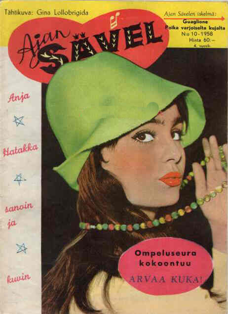 AJAN SAVEL magazine side cover Issue 10  1958