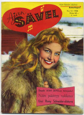 AJAN SAVEL magazine side cover Issue 13  1958