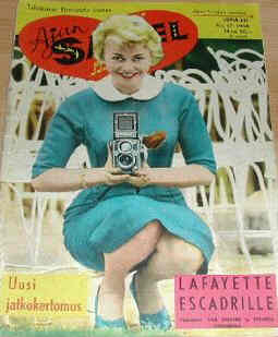 AJAN SAVEL magazine side cover Issue 17  1958