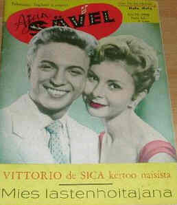 AJAN SAVEL magazine side cover Issue 33  1958