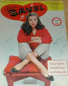 AJAN SAVEL magazine side cover Issue 8  1958