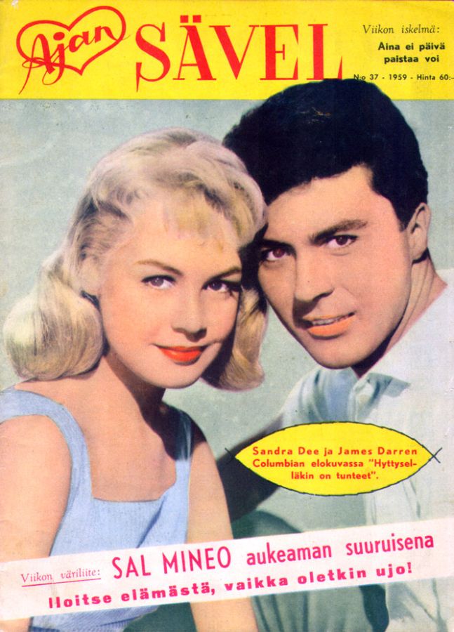 AJAN SAVEL magazine side cover Issue 37  1959