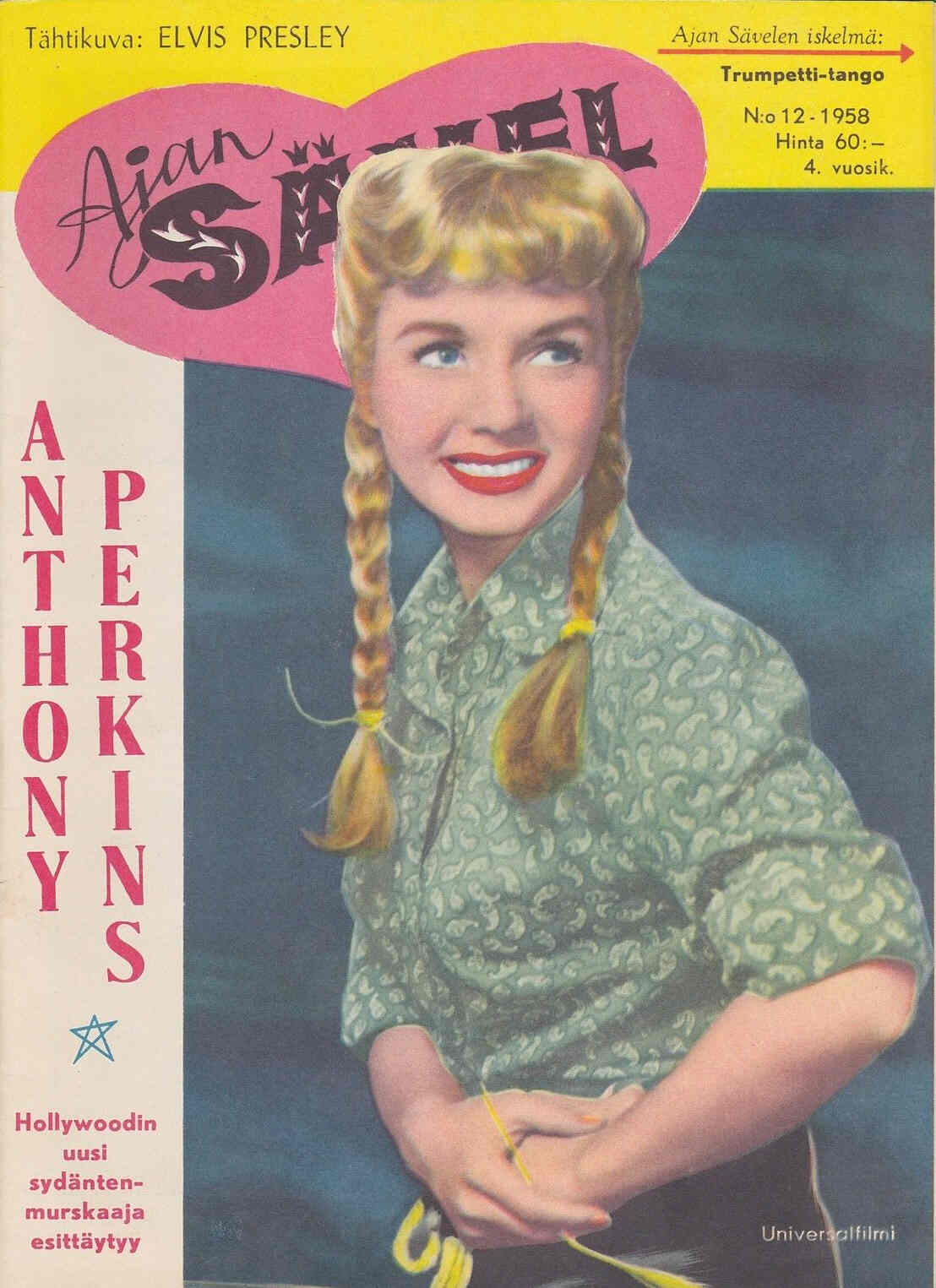 AJAN SAVEL magazine side cover Issue 12  1958
