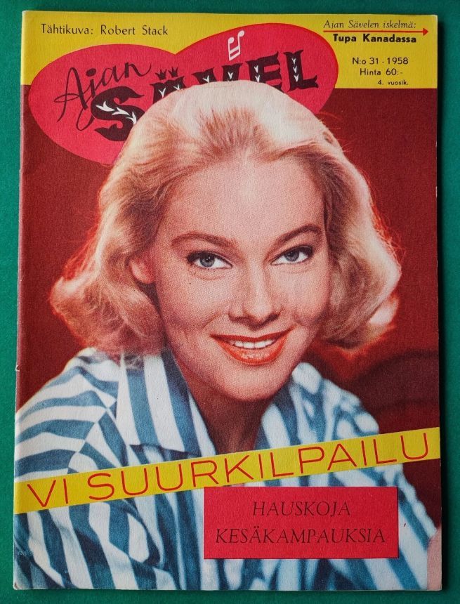 AJAN SAVEL magazine side cover Issue 31   1958