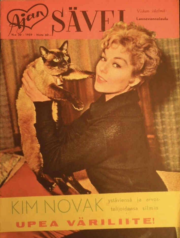 AJAN SAVEL magazine side cover Issue 20  1959