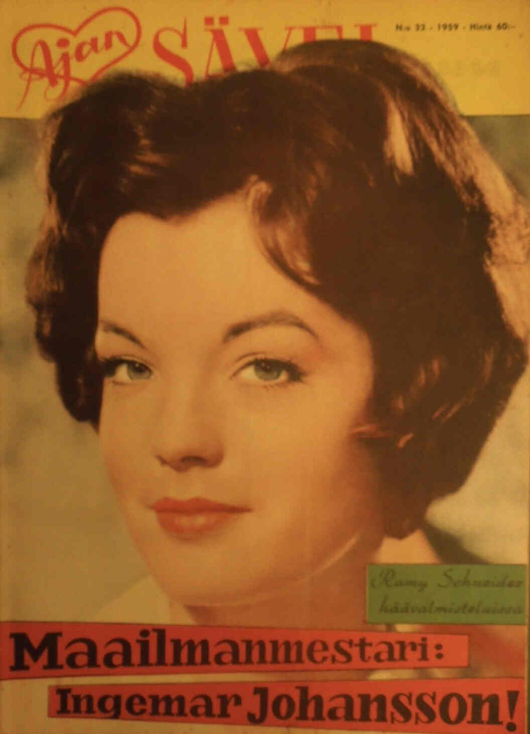 AJAN SAVEL magazine side cover Issue 32  1959