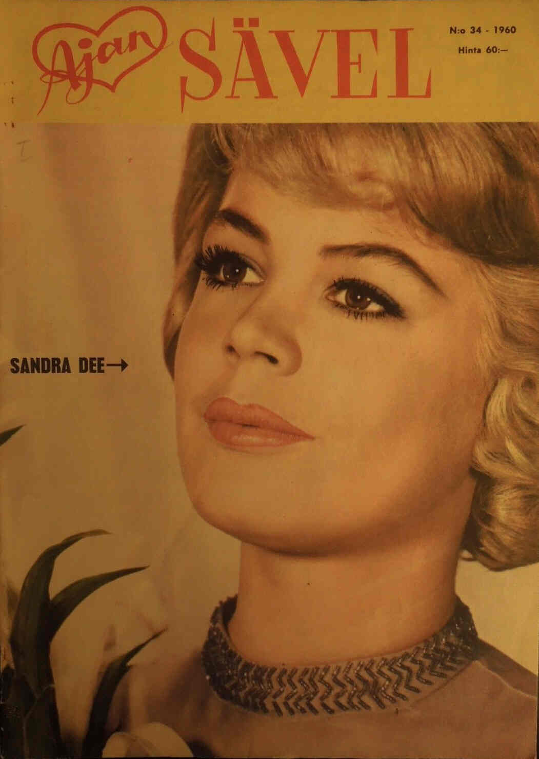 AJAN SAVEL magazine side cover Issue 34  1960
