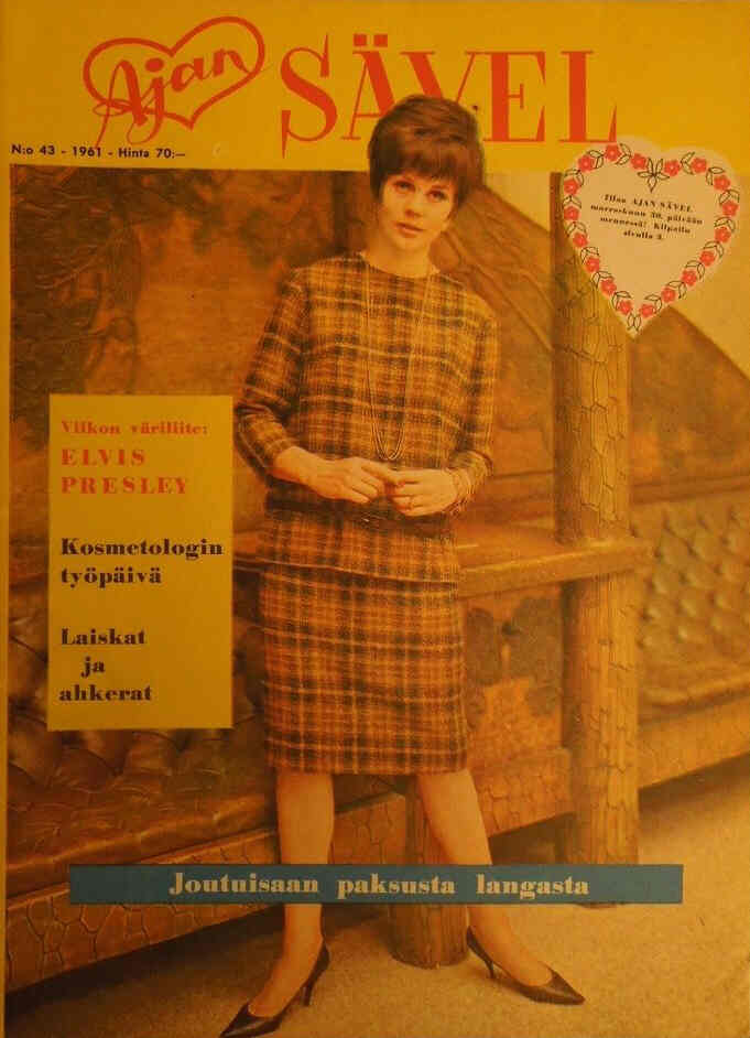 AJAN SAVEL magazine side cover Issue 43  1961