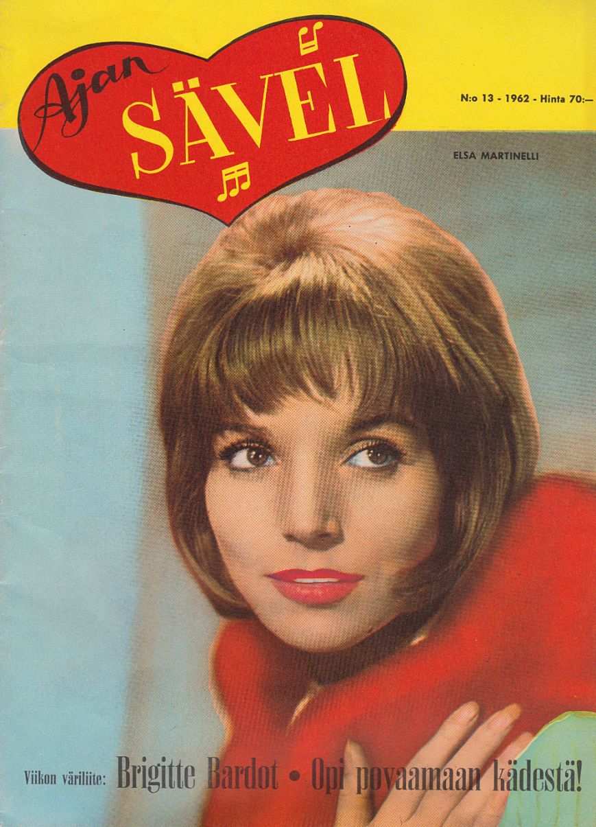 AJAN SAVEL magazine side cover Issue 13   1962