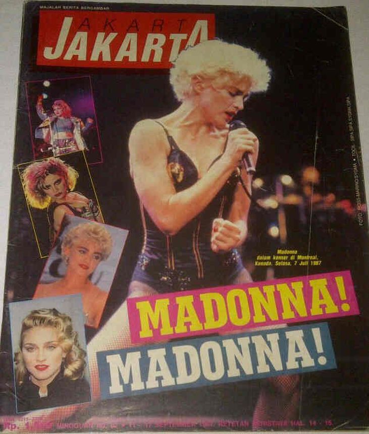 AKART JAKARTA magazine side cover Issue 62 11 September 1987