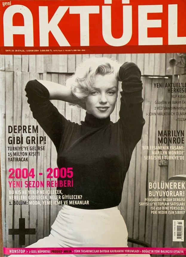 YENI AKTUEL magazine side cover Issue 23 29 September 2004