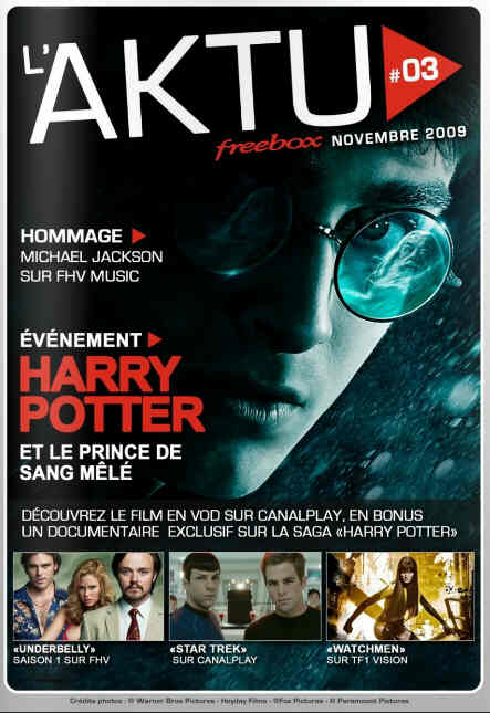 AKTU FREEBOX magazine side cover Issue 3 November 2009