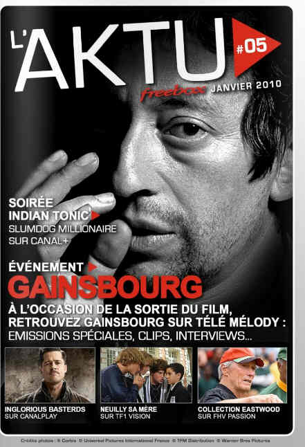 AKTU FREEBOX magazine side cover Issue 5 January 2010
