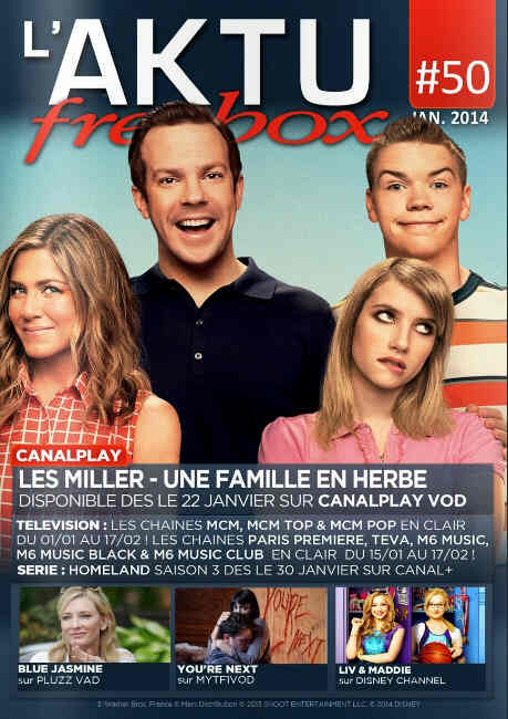 AKTU FREEBOX magazine side cover Issue 50 January 2014