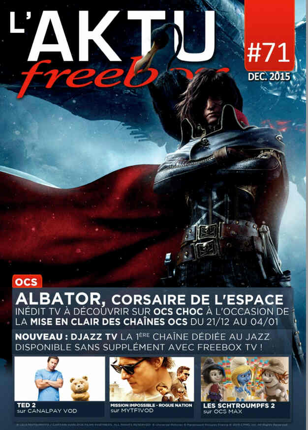 AKTU FREEBOX magazine side cover Issue 71 December 2015