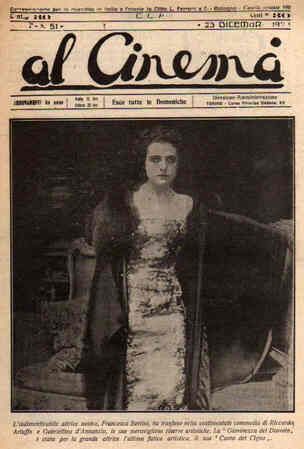 AL CINEMA magazine side cover Issue 51 23 December 1923