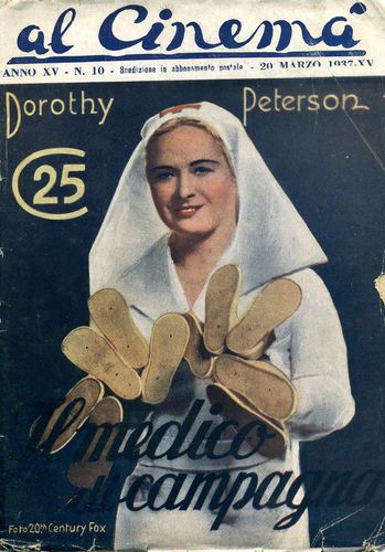AL CINEMA magazine side cover Issue 10 20 March 1937