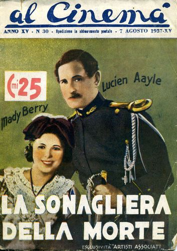 AL CINEMA magazine side cover Issue 30 7 August 1937