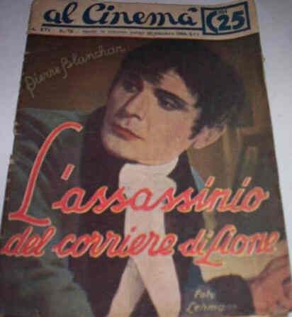 AL CINEMA magazine side cover Issue 93 22 October 1938