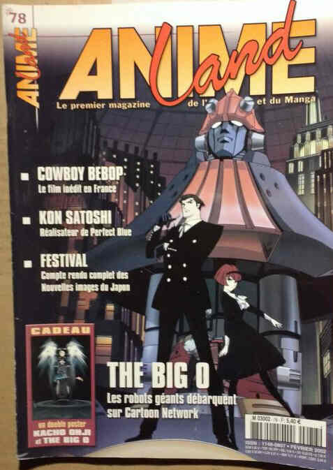 ANIMELAND magazine side cover Issue 78  February 2002