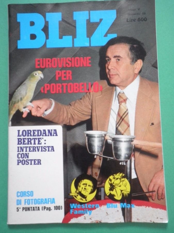 ALBO BLITZ magazine side cover Issue 10   1981