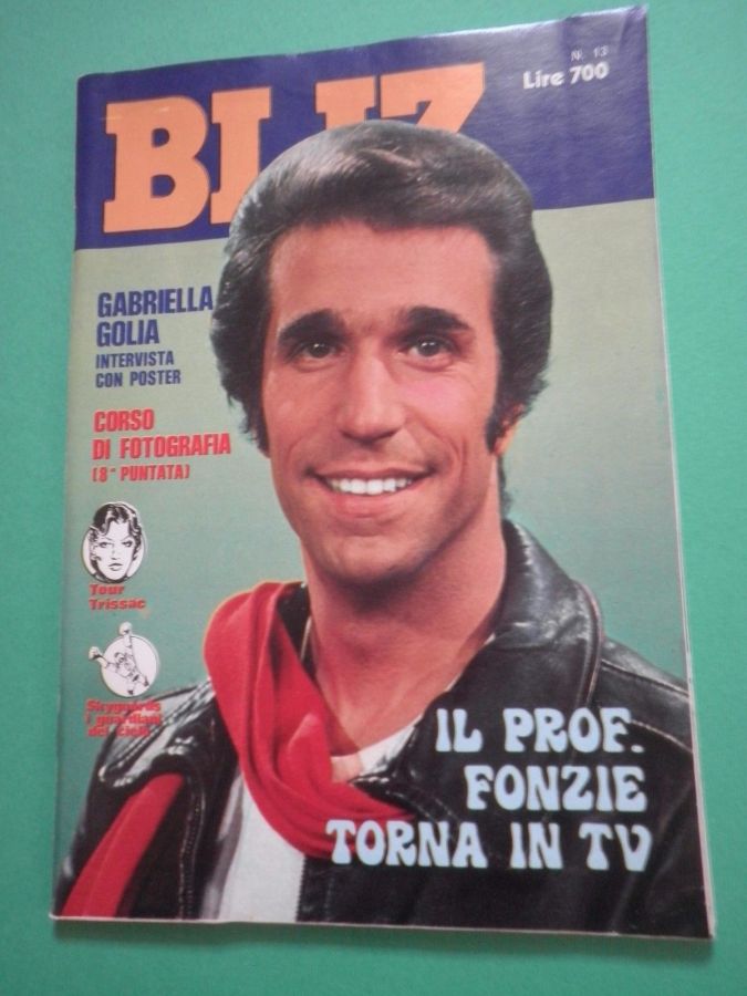 ALBO BLITZ magazine side cover Issue 13   1981