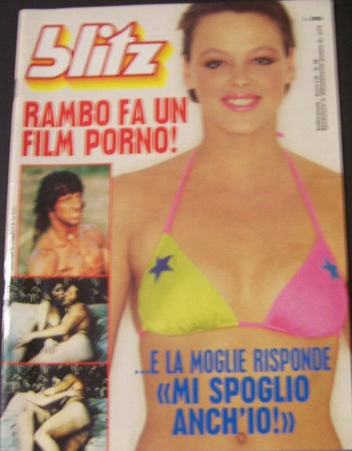 ALBO BLITZ magazine side cover Issue 26 24 June 1987