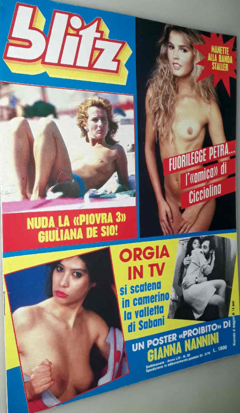 ALBO BLITZ magazine side cover Issue 20   1987