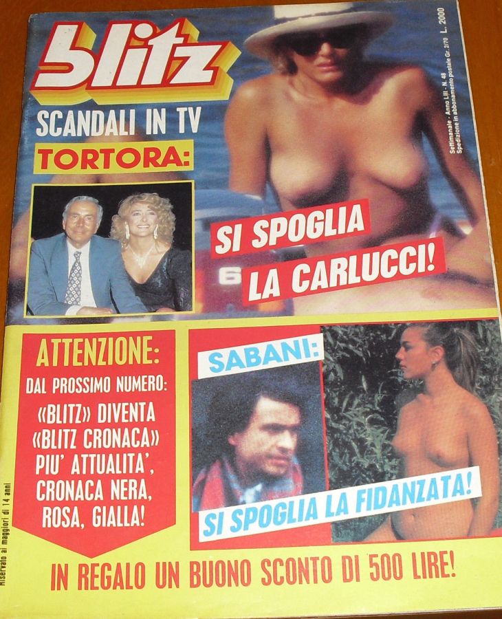 ALBO BLITZ magazine side cover Issue 48   1987