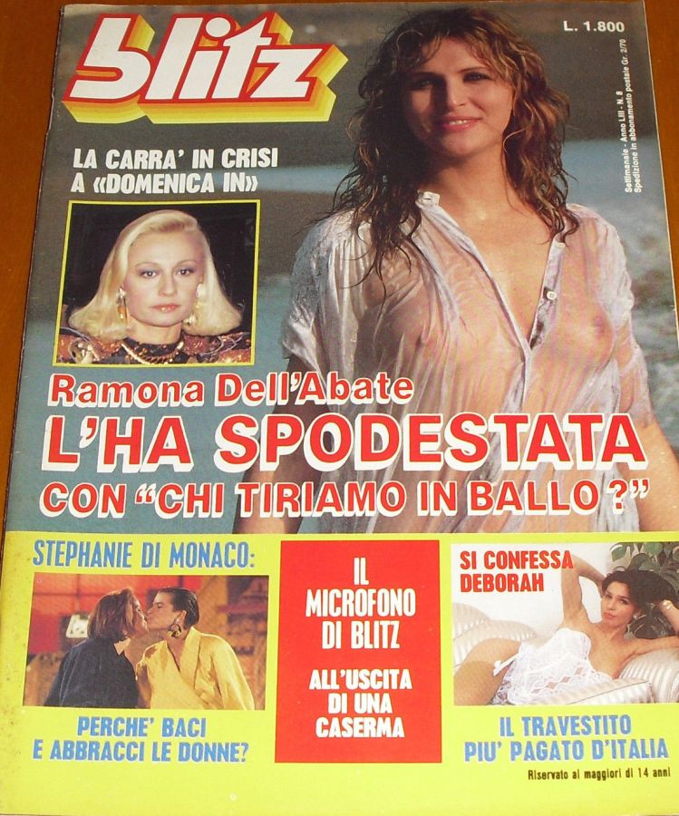 ALBO BLITZ magazine side cover Issue 8   1987