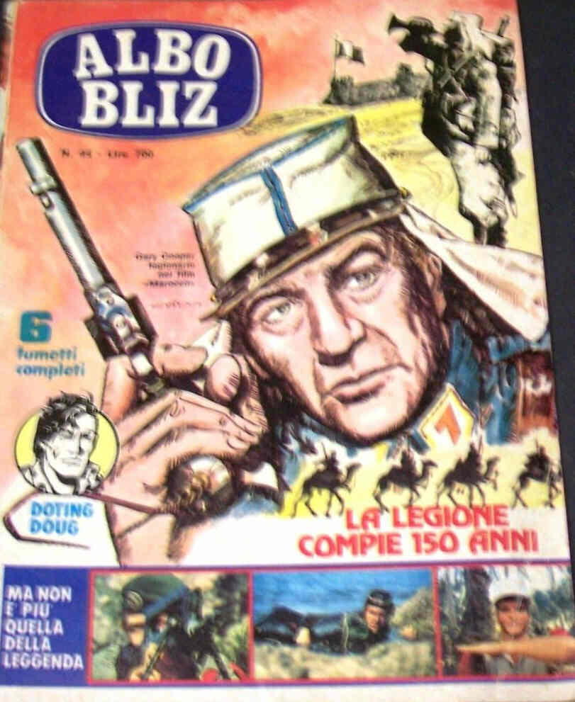 ALBO BLITZ magazine side cover Issue 44 4 November 1981