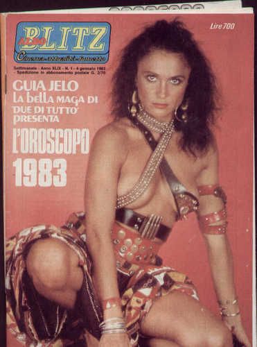 ALBO BLITZ magazine side cover Issue 1 4 January 1983