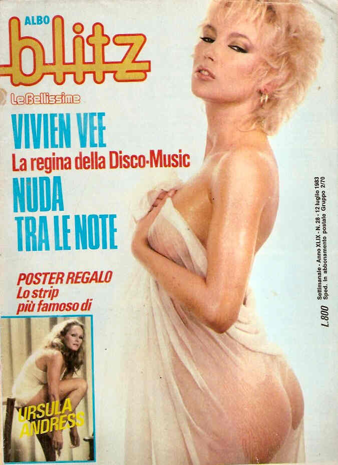 ALBO BLITZ magazine side cover Issue 28 12 July 1983