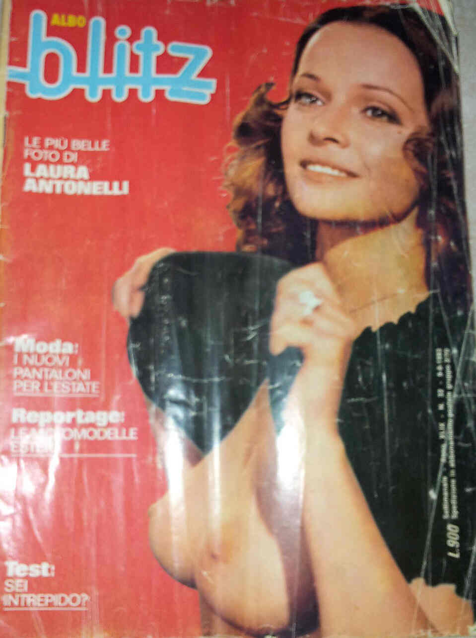ALBO BLITZ magazine side cover Issue 32 9 August 1983