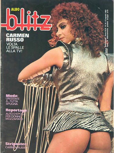 ALBO BLITZ magazine side cover Issue 34 23 August 1983