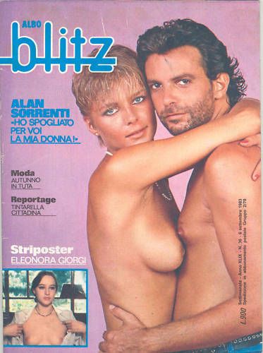 ALBO BLITZ magazine side cover Issue 36 6 September 1983