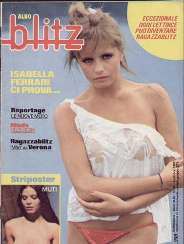 ALBO BLITZ magazine side cover Issue 40 4 October 1983