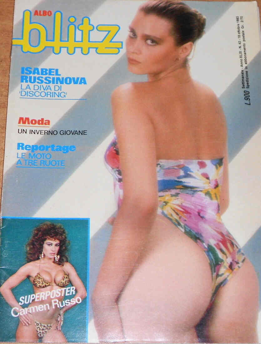 ALBO BLITZ magazine side cover Issue 42 18 October 1983