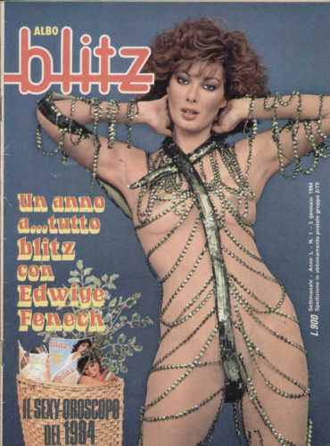 ALBO BLITZ magazine side cover Issue 1 3 January 1984