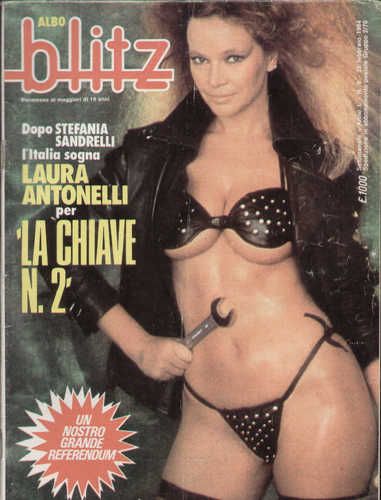 ALBO BLITZ magazine side cover Issue 9 25 February 1984