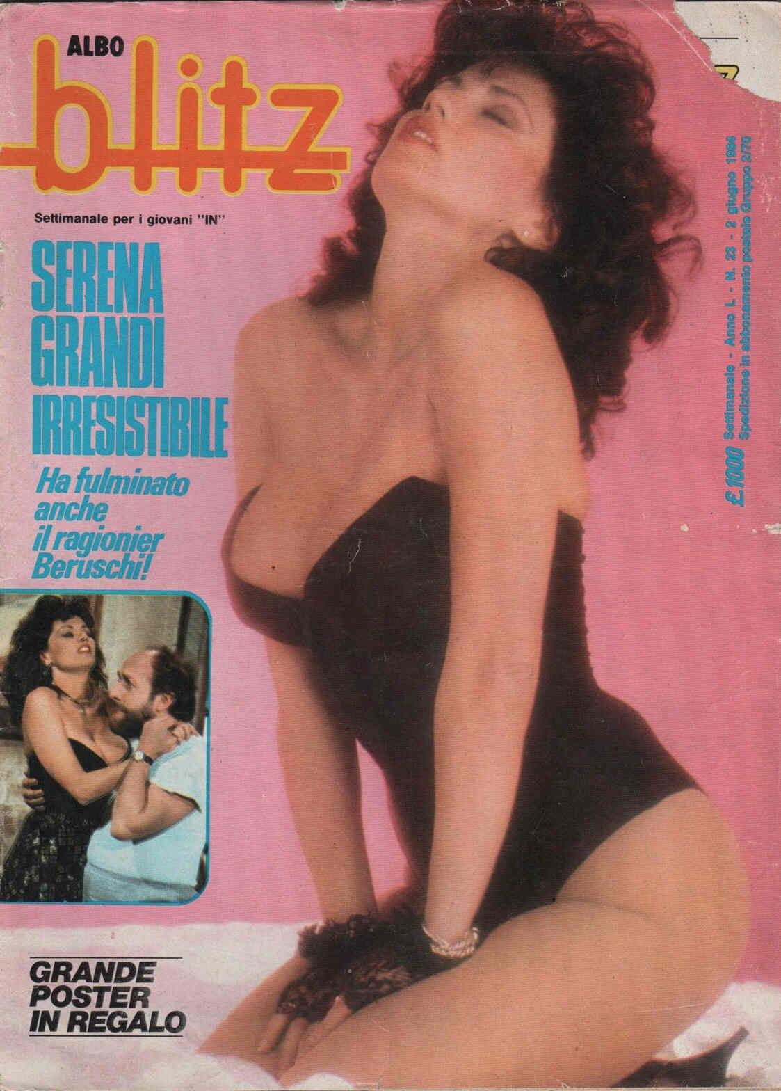 ALBO BLITZ magazine side cover Issue 23 2 June 1984