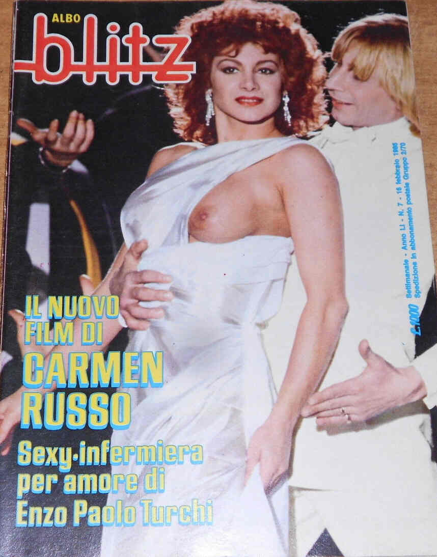 ALBO BLITZ magazine side cover Issue 7 16 February 1985